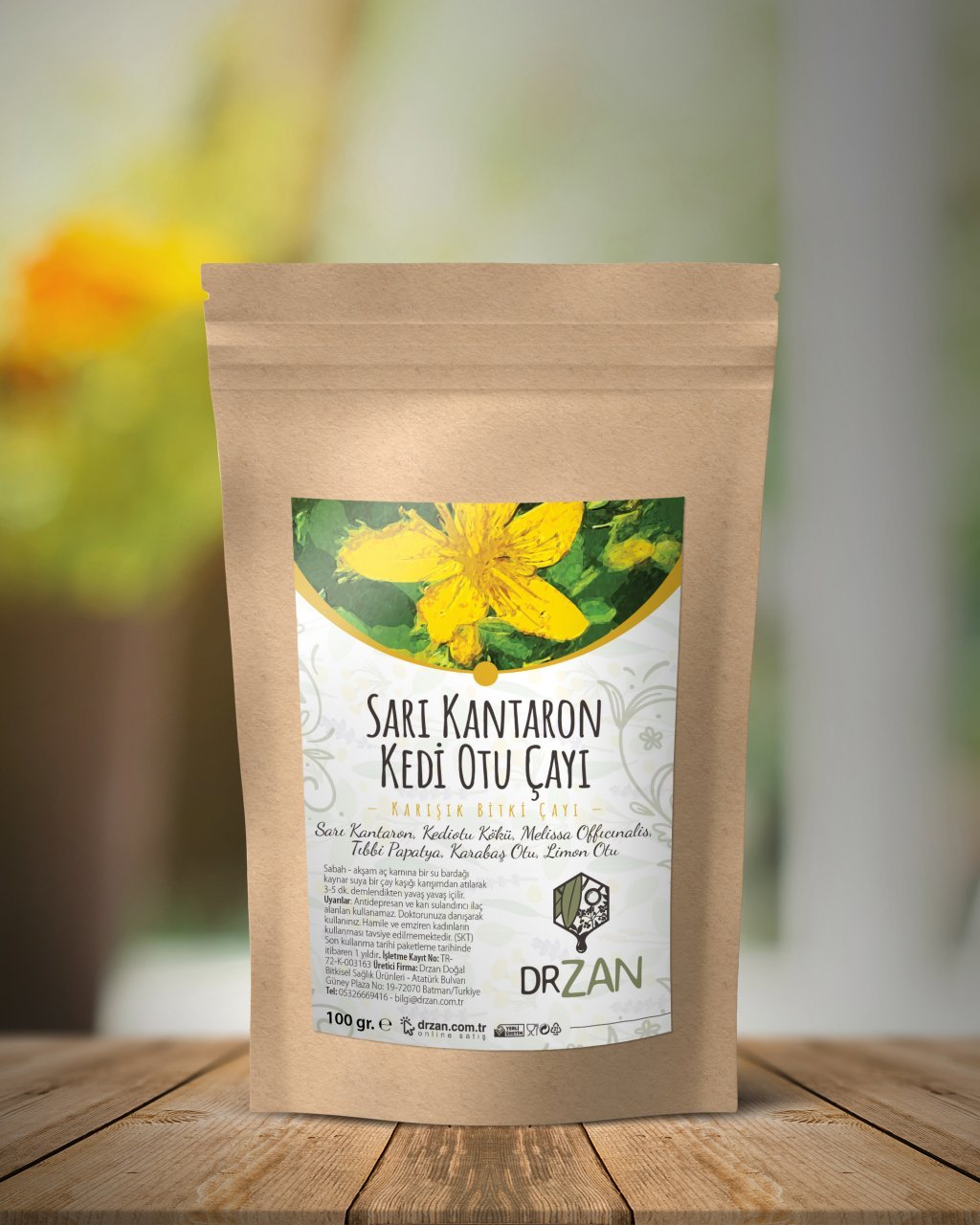 Sarı Kantaron Kedi Otu Çayı